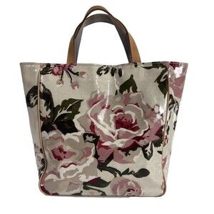 Etoffe Infini Hemings Inc Japan Purse Handbag Tote Multicolor Peonies print